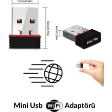 Favors USB Wifi Adaptörü Kablosuz Wifi Internet Alıcı Ağ Kartı Masaüstü Bilgisayar Pc 300 Mbps 802.11N