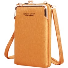 Baoblaze Crossbody Cep Telefonu Çantası Crossbody Cep Telefonu Çantası Küçük Crossbody Telefon Çantası Sarı (Yurt Dışından)