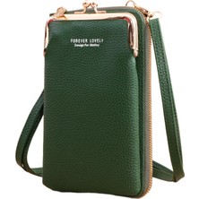 Baoblaze Crossbody Cep Telefonu Çantası Crossbody Cep Telefonu Çantası Küçük Crossbody Telefon Çantası Yeşil (Yurt Dışından)
