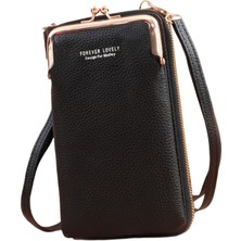 Baoblaze Crossbody Cep Telefonu Çantası Crossbody Cep Telefonu Çantası Küçük Crossbody Telefon Çantası Siyah (Yurt Dışından)