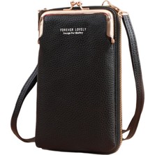 Baoblaze Crossbody Cep Telefonu Çantası Crossbody Cep Telefonu Çantası Küçük Crossbody Telefon Çantası Siyah (Yurt Dışından)
