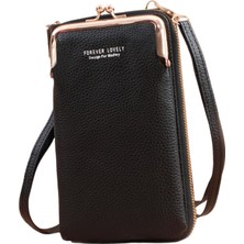 Baoblaze Crossbody Cep Telefonu Çantası Crossbody Cep Telefonu Çantası Küçük Crossbody Telefon Çantası Siyah (Yurt Dışından)