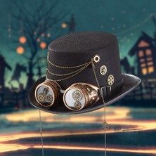 Baoblaze Retro Steampunk Silindir Ş Cosplay Cadılar I Ük Dişli Kadın (Yurt Dışından)