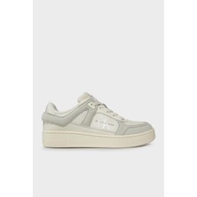 Calvin Klein Logolu Deri Sneaker Ayakkabı YW0YW013010GF Bayan Ayakkabı YW0YW01301 0gf