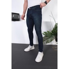 Lina Trend Erkek Lacivert Slim Fit Dar Kesim Jeans Kot Pantolon