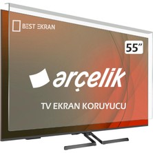 Best Ekran Arçelik A55Q990A Tv Ekran Koruyucu - Arçelik 55" Inç Imperıum 9 QLED Ekran Koruyucu A55 Q 990 A