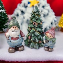 Gardenya Noel ( Yılbaşı ) Biblo 3 ' Lü Set Model 1