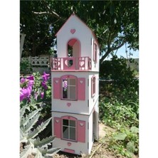 Ahşap Bebek Evi Barbie  Bebek Evi