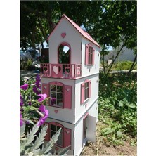 Ahşap Bebek Evi Barbie  Bebek Evi