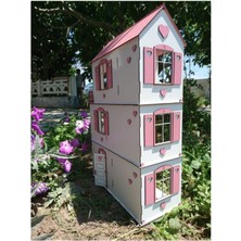 Ahşap Bebek Evi Barbie  Bebek Evi