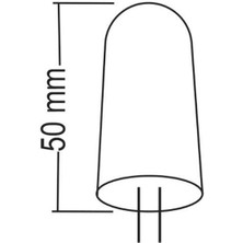 Forlife 7 Watt 220V G4 Mini Ampul - 4 Adet
