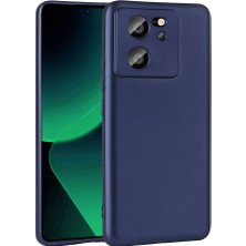 Dlrcase Xiaomi Mi 13T 13T Pro Kılıf Premier Kamera Korumalı Mat Silikon Lacivert