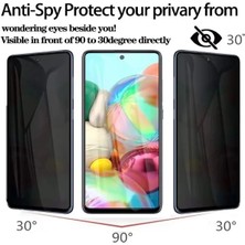 Cover Center  Samsung Galaxy A50 Mat Hayalet Esnek Kırılmaz Seramik Yandan Bakınca Gözükmeyen Ekran Koruyucu