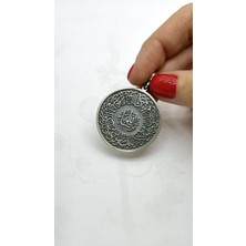 Selens Erkek Nazar Ayeti Nazar Duası Gümüş Kolye Ucu