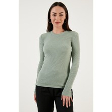 Fashion Friends Slim Fit Bisiklet Yaka Kazak Bayan Kazak 23K0290K1