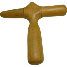 Naturachi Madero Terapi Ahşap T Şekilli Masaj Aparatı