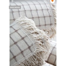 Miss Linda Home Collection Pamuklu Çok Renkli Buldan Işi Berjel Takımı Örtüsü (Koltuk Kollarını Örtmeyen Oturma Grubu Takımı)