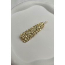 Modex Altın Rengi Tırtıklı Yan Toka (Ölçü:6 Cm)