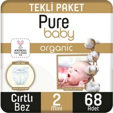 Sleepy Pure Baby Organik Bebek Bezi Jumbo 2 Beden 3-6 kg 68 Adet Brnm  [gymberq]