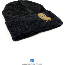 Kardelen Butik Denizli Kız ve Erkek Çocuk Sevimli Hayvan Nakışlı Çocuk Bere