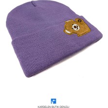 Kardelen Butik Denizli Kız ve Erkek Çocuk Sevimli Hayvan Nakışlı Çocuk Bere