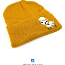 Kardelen Butik Denizli Kız ve Erkek Çocuk Sevimli Hayvan Nakışlı Çocuk Bere