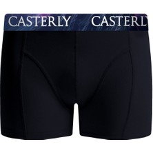 Casterly Erkek Siyah Boxer 3'lü Set: Özel Premium Kutusunda, Katlanma Yapmayan Özel Kumaş ve Sağlam Dikişler