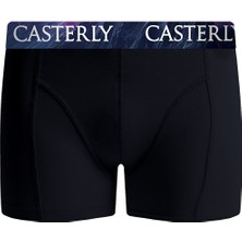 Casterly Erkek Siyah Boxer 3'lü Set: Özel Premium Kutusunda, Katlanma Yapmayan Özel Kumaş ve Sağlam Dikişler