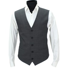 Mentor Regalo Erkek Yelek Siyah V Yaka Regular Fit Kolsuz Desensiz 50579
