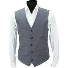 Mentor Regalo Erkek Yelek V Yaka Lacivert Gri 50598