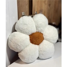 Zuviel Deco 37 cm El Yapımı Teddy Papatya Kırlent, Peluş Kırlent