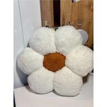 Zuviel Deco 37 cm El Yapımı Teddy Papatya Kırlent, Peluş Kırlent