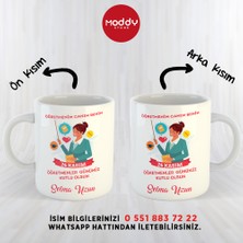 Moddy Store Kişiye Özel Isimli Öğretmenim Canım Benim Temalı Öğretmenler Günü Baskılı Kupa Bardak Hediyelik