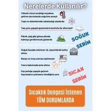 Pawdaz Serin (60X40CM) - 4 Mevsim Kedi/ Köpek Matı, Sıcak Veya Soğuk Kullanılabilen Minder Yatak