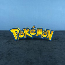 Pokemon Logo Figür - Şık Koleksiyon Parçası