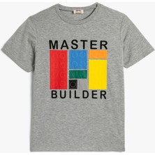 Koton Tişört Kısa Kollu Oyun Temalı Baskı Detaylı