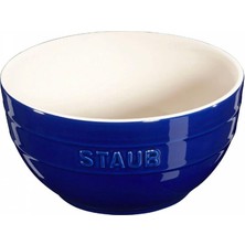 Staub Seramik Kase Koyu Mavi 14CM