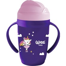 Wee Baby Friends Pipetli Bardak Mor 265 ml