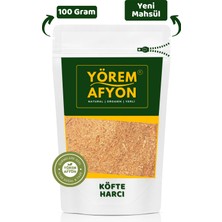 Gülçehre Yörem Afyon 12 Çeşit Baharat Harmanı Eşsiz Lezzetli Köfteler İçin Köfte Harcı | 100gr.