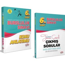 Editör Yayınları 6. Sınıf Bursluluk Sınavı Konu Anlatımlı - Tamamı Çözümlü Çıkmış Sorular- 2 Kitap