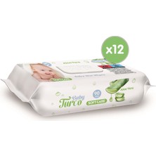Baby Turco Soft Care Aloe Vera Islak Havlu 12X90 Yaprak