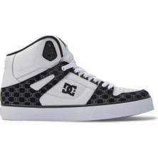 DC Shoes ADYS400043 Pure High Top Wc Black/white Monogram Erkek Sneaker