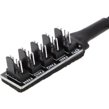 Ancheyn Fan Çoklayıcı Kablosu 4 Port Y Pwm Splitter 4 Pin Cpu 12V Switch Ide Molex