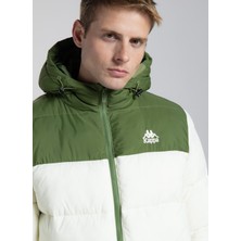 Kappa Beyaz - Yeşil Erkek Mont 331P6JWA1J Authentıc Gamarıt