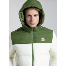 Kappa Beyaz - Yeşil Erkek Mont 331P6JWA1J Authentıc Gamarıt