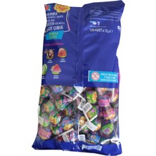 Chupa Chups Sakız Dolgulu Lolipop Şekerleme Poşetli 12 G * 120 Adetli