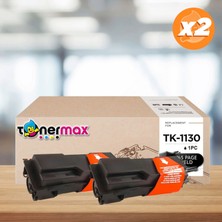 tonermax Kyocera Mita TK-1130 Muadil Toner 2'li Avantaj Paket / Ecosys M2030 / M2530 / FS1030 / FS1130