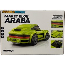 Piccolo Mondi 161 Parça Maket Blok Araba  3395