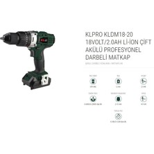 Kale Pro Klpro 18 Volt / 2.0 Ah Li-Ion Çift Akülü Profesyonel Darbeli Matkap ( KLDM18-20)