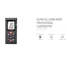 Kale Pro Klpro 80 Mt Profesyonel Lazermetre ( KLLZM80 )